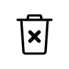 Right to erasure icon
